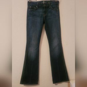 7 for all mankind "A" pocket jeans flare size 26